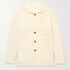 Merino Wool and Cashmere-Blend Cardigan Merino Wool and Cashmere-Blend Cardigan