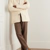 Merino Wool and Cashmere-Blend Cardigan - OU Merino Wool and Cashmere-Blend Cardigan - OU