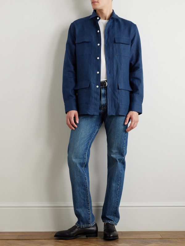 Linen Overshirt - OU Linen Overshirt - OU