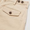 Straight-Leg Peached Cotton-Twill Trousers - CU Straight-Leg Peached Cotton-Twill Trousers - CU
