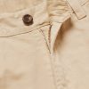 Straight-Leg Peached Cotton-Twill Trousers - E1 Straight-Leg Peached Cotton-Twill Trousers - E1