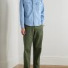 Denim Western Shirt - OU Denim Western Shirt - OU