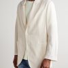 Oversized Cotton and Wool-Blend Gabardine Blazer - FR