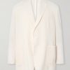 Oversized Cotton and Wool-Blend Gabardine Blazer