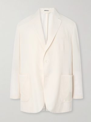 Oversized Cotton and Wool-Blend Gabardine Blazer Oversized Cotton and Wool-Blend Gabardine Blazer