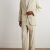Oversized Cotton and Wool-Blend Gabardine Blazer - OU