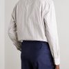 Striped Cotton Shirt - BK Striped Cotton Shirt - BK