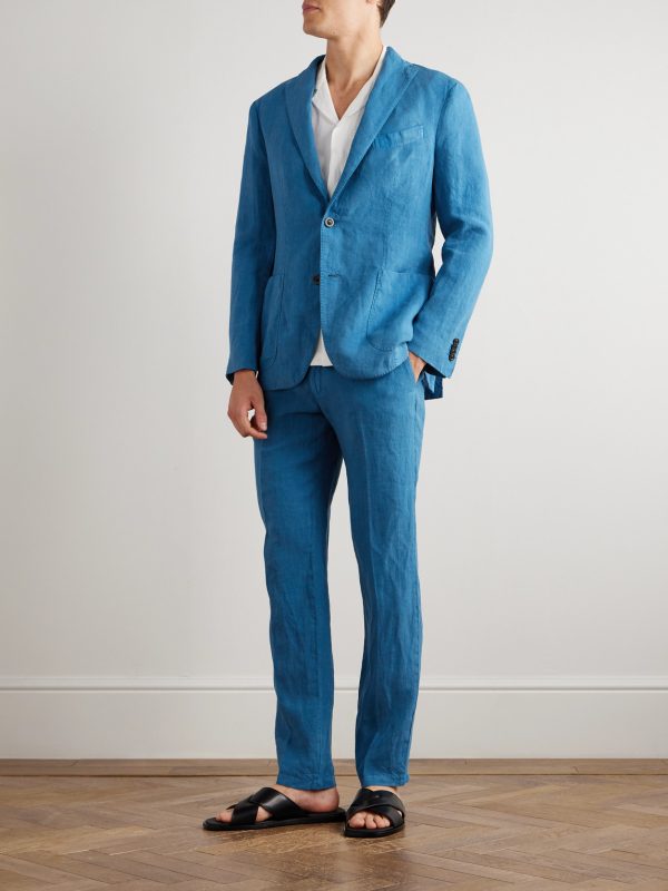 Unstructured Linen Suit Jacket - OU