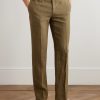 Slim-Fit Straight-Leg Linen Suit Trousers - FR Slim-Fit Straight-Leg Linen Suit Trousers - FR