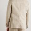 Cotton-Blend Twill Suit Jacket - BK Cotton-Blend Twill Suit Jacket - BK