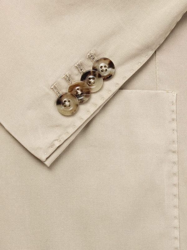 Cotton-Blend Twill Suit Jacket - CU Cotton-Blend Twill Suit Jacket - CU