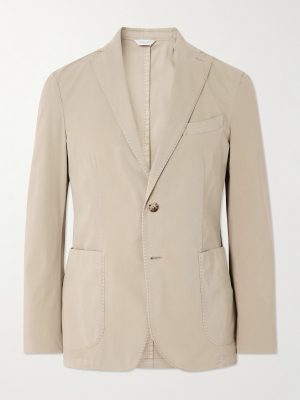 Cotton-Blend Twill Suit Jacket