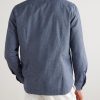 David Checked Cotton-Blend Overshirt - BK