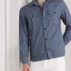 David Checked Cotton-Blend Overshirt - FR