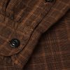 Camp-Collar Checked Linen Overshirt - E1 Camp-Collar Checked Linen Overshirt - E1