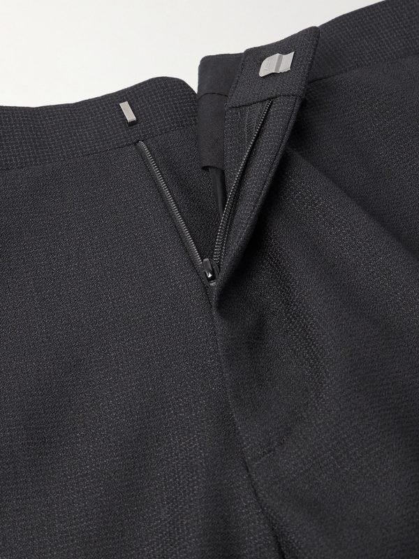 Straight-Leg Wool Suit Trousers - E1 Straight-Leg Wool Suit Trousers - E1