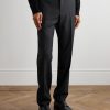 Straight-Leg Wool Suit Trousers - FR Straight-Leg Wool Suit Trousers - FR