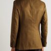 Amalfi Slim-Fit Double-Breasted Silk, Cashmere and Linen-Blend Blazer - BK