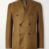 Amalfi Slim-Fit Double-Breasted Silk, Cashmere and Linen-Blend Blazer