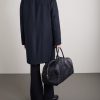 Padded Cashmere-Blend Car Coat - BK Padded Cashmere-Blend Car Coat - BK