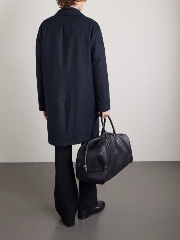 Padded Cashmere-Blend Car Coat - BK Padded Cashmere-Blend Car Coat - BK