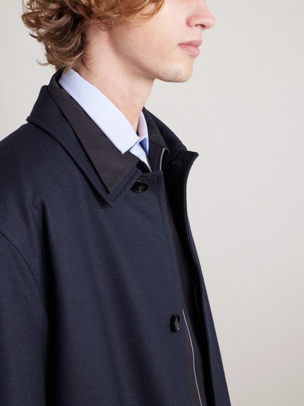 Padded Cashmere-Blend Car Coat - CU Padded Cashmere-Blend Car Coat - CU