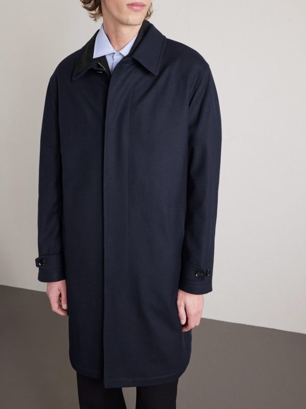 Padded Cashmere-Blend Car Coat - FR Padded Cashmere-Blend Car Coat - FR