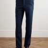 Tapered Checked Wool Suit Trousers - FR Tapered Checked Wool Suit Trousers - FR