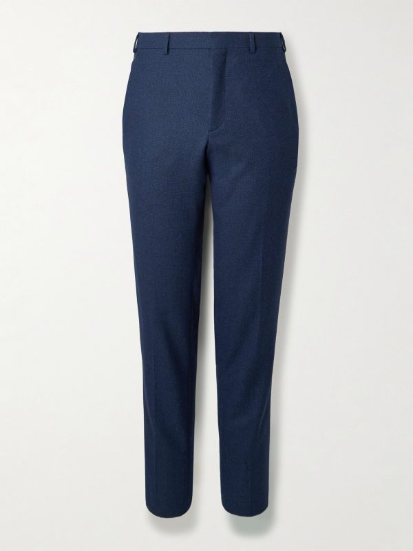 Tapered Checked Wool Suit Trousers Tapered Checked Wool Suit Trousers