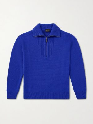 Cashmere and Silk-Blend Half-Zip Sweater Cashmere and Silk-Blend Half-Zip Sweater