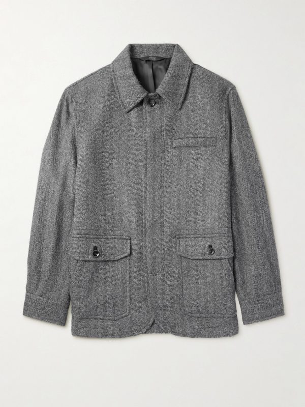 Herringbone Alpaca Chore Jacket Herringbone Alpaca Chore Jacket