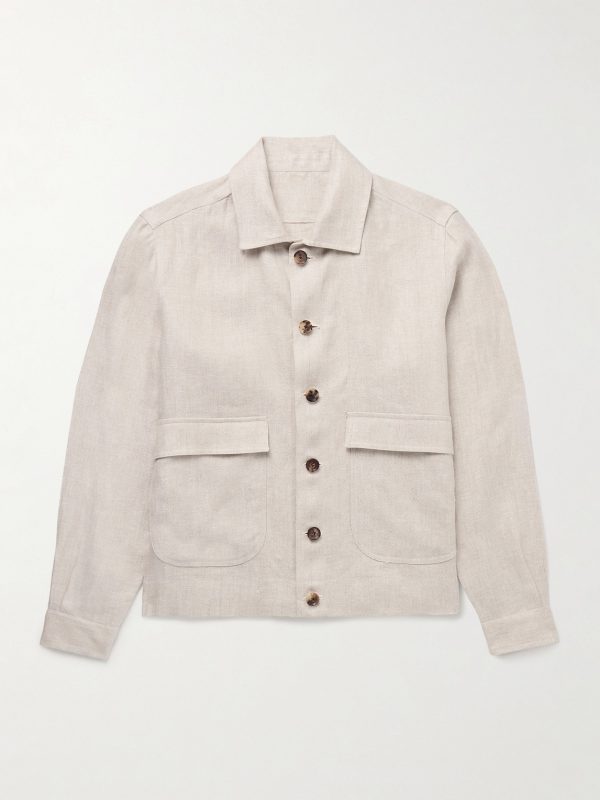 Linen-Twill Overshirt Linen-Twill Overshirt