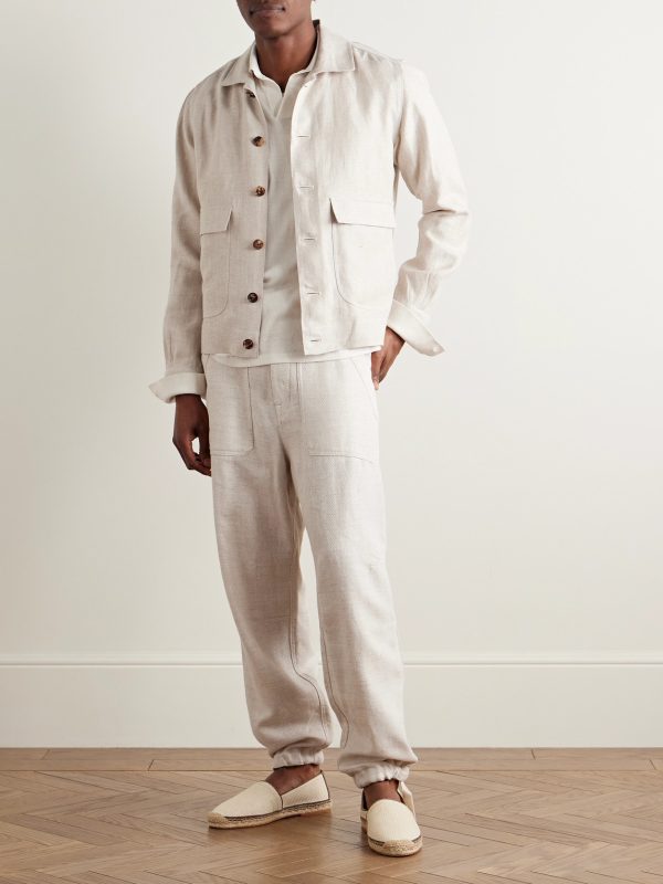 Linen-Twill Overshirt - OU Linen-Twill Overshirt - OU