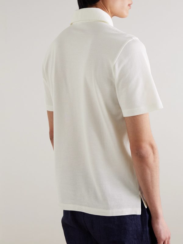 Cotton-Piqué Polo Shirt - BK Cotton-Piqué Polo Shirt - BK