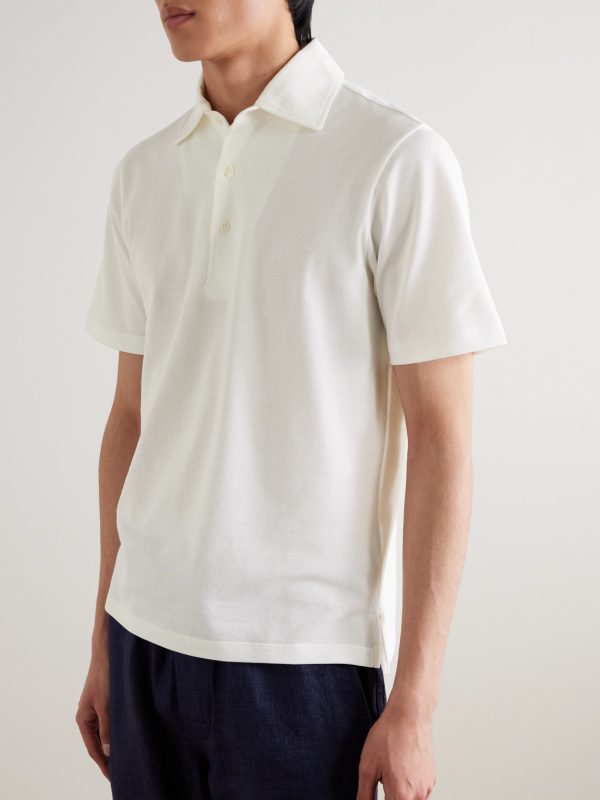 Cotton-Piqué Polo Shirt - FR Cotton-Piqué Polo Shirt - FR