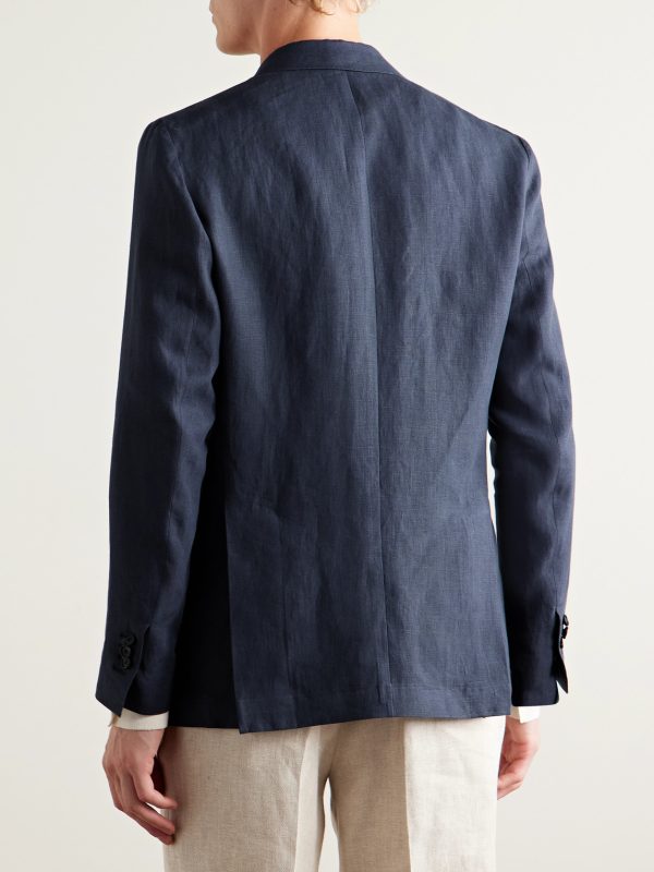 Linen Suit Jacket - BK Linen Suit Jacket - BK