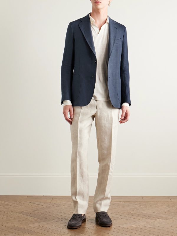 Linen Suit Jacket - OU Linen Suit Jacket - OU
