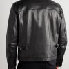Leather Blouson Jacket - BK Leather Blouson Jacket - BK