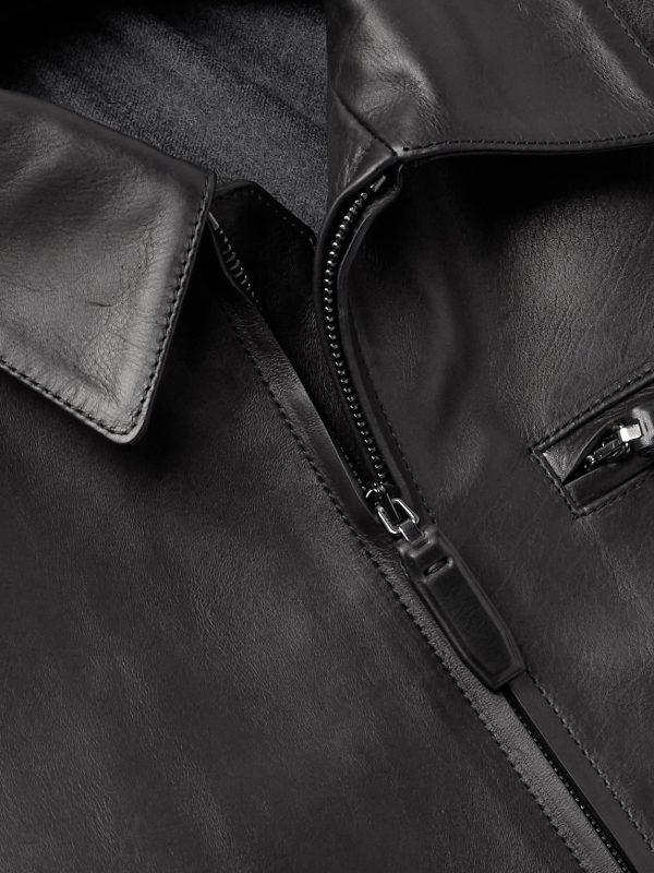 Leather Blouson Jacket - CU Leather Blouson Jacket - CU