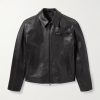 Leather Blouson Jacket Leather Blouson Jacket