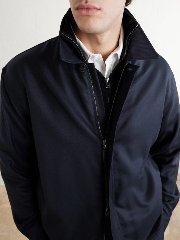 Wool and Cashmere-Blend Twill Overshirt - CU Wool and Cashmere-Blend Twill Overshirt - CU