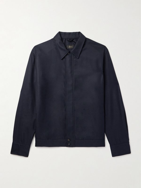 Wool and Cashmere-Blend Twill Overshirt Wool and Cashmere-Blend Twill Overshirt