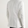 Cantone Shawl-Collar Double-Breasted Linen Tuxedo Jacket - BK Cantone Shawl-Collar Double-Breasted Linen Tuxedo Jacket - BK
