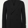 Vesuvio Slim-Fit Double-Breasted Cotton-Blend Seersucker Suit Jacket Vesuvio Slim-Fit Double-Breasted Cotton-Blend Seersucker Suit Jacket