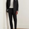 Vesuvio Slim-Fit Double-Breasted Cotton-Blend Seersucker Suit Jacket - OU Vesuvio Slim-Fit Double-Breasted Cotton-Blend Seersucker Suit Jacket - OU