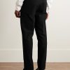 Slim-Fit Cotton-Blend Seersucker Suit Trousers - BK