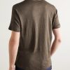 Linen-Jersey T-Shirt - BK Linen-Jersey T-Shirt - BK
