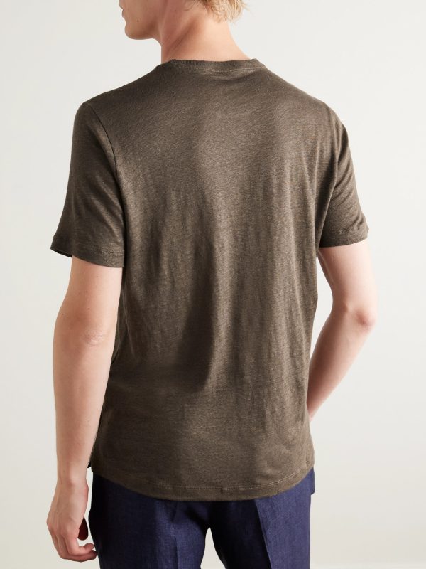 Linen-Jersey T-Shirt - BK Linen-Jersey T-Shirt - BK