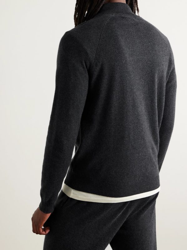 Finley Cashmere Half-Zip Sweater - BK Finley Cashmere Half-Zip Sweater - BK