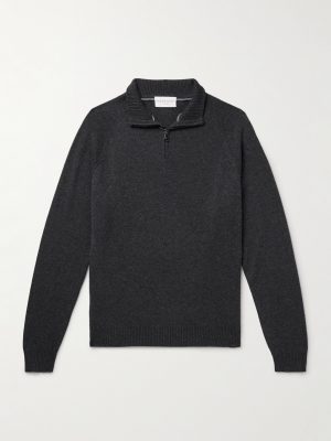 Finley Cashmere Half-Zip Sweater